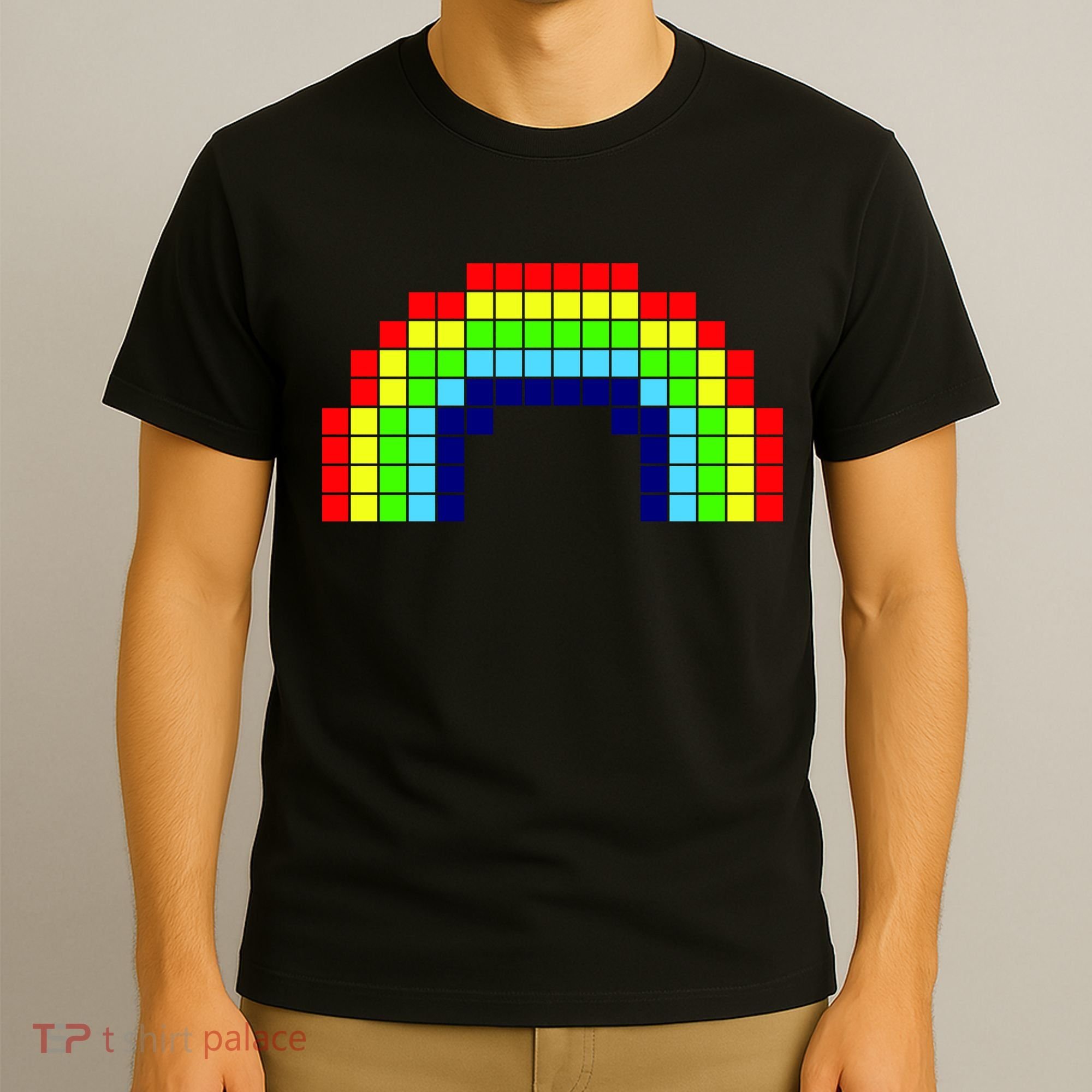 Retro 8 Bit Rainbow T-Shirt