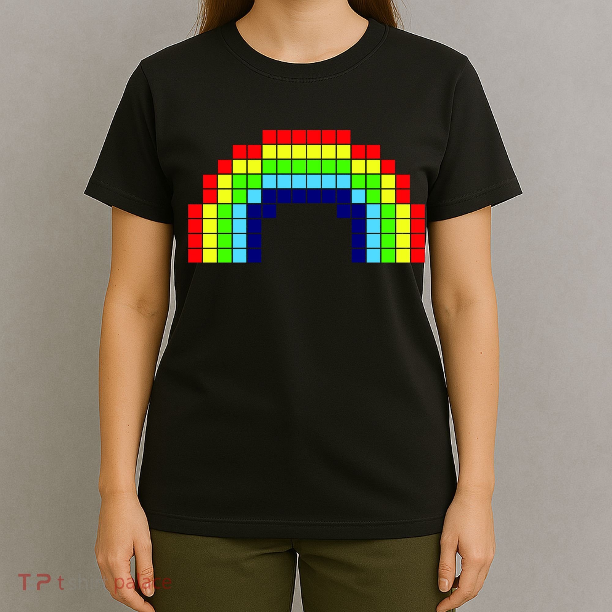 Retro 8 Bit Rainbow T-Shirt