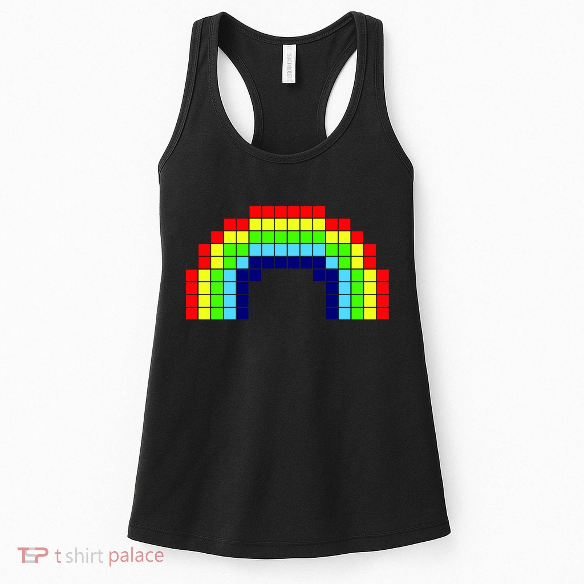 Retro 8 Bit Rainbow Women's Tank Top
