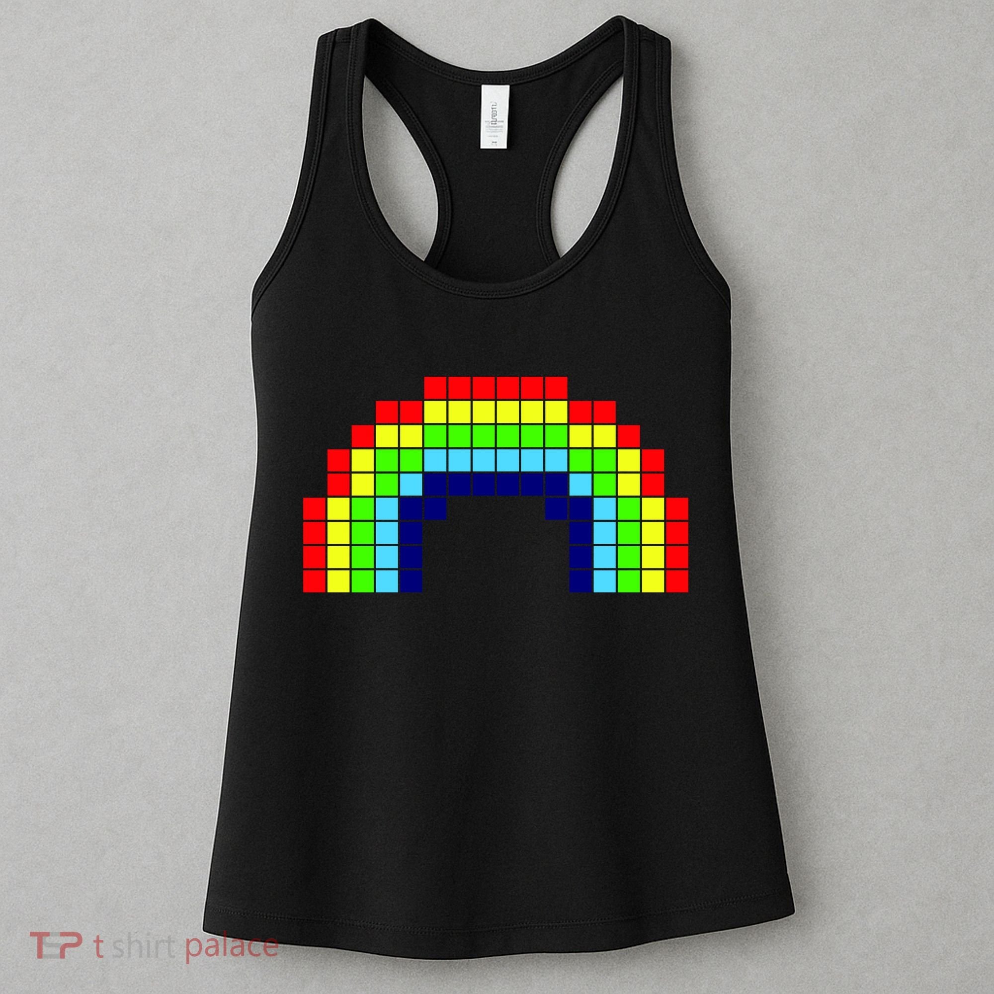 Retro 8 Bit Rainbow Women's Tank Top
