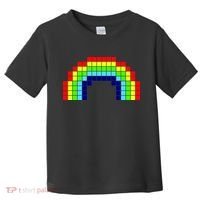 Retro 8 Bit Rainbow Toddler T-Shirt thumb 0