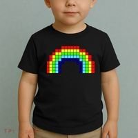 Retro 8 Bit Rainbow Toddler T-Shirt thumb 2