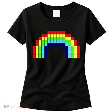 Retro 8 Bit Rainbow Women's T-Shirt