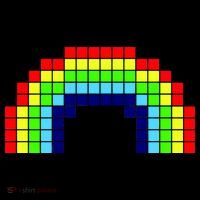 Retro 8 Bit Rainbow Kids T-Shirt thumb 4
