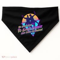 Retro 80's Bill And Ted Be Excellent to Each Other Party On Dudes! USA-Made Doggie Bandana thumb 0