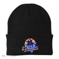 Retro 80's Bill And Ted Be Excellent to Each Other Party On Dudes! Beanie thumb 0