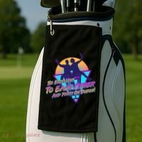 Retro 80's Bill And Ted Be Excellent to Each Other Party On Dudes! Golf Towel thumb 2
