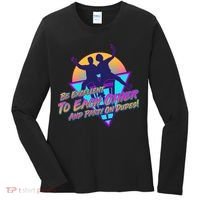 Retro 80's Bill And Ted Be Excellent to Each Other Party On Dudes! Women's Long Sleeve Shirt thumb 0