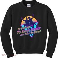 Retro 80's Bill And Ted Be Excellent to Each Other Party On Dudes! Kids Sweatshirt thumb 0