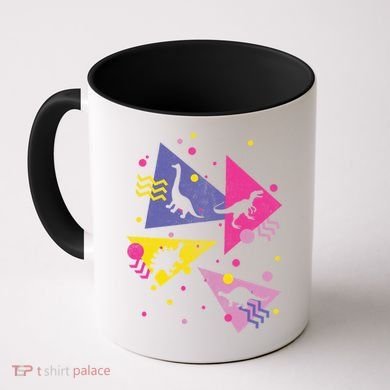 Retro 80's Dinosaurs Coffee Mug