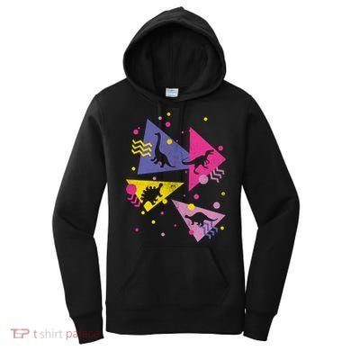 Retro 80's Dinosaurs Women's Hoodie