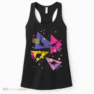 Retro 80's Dinosaurs Women's Tank Top