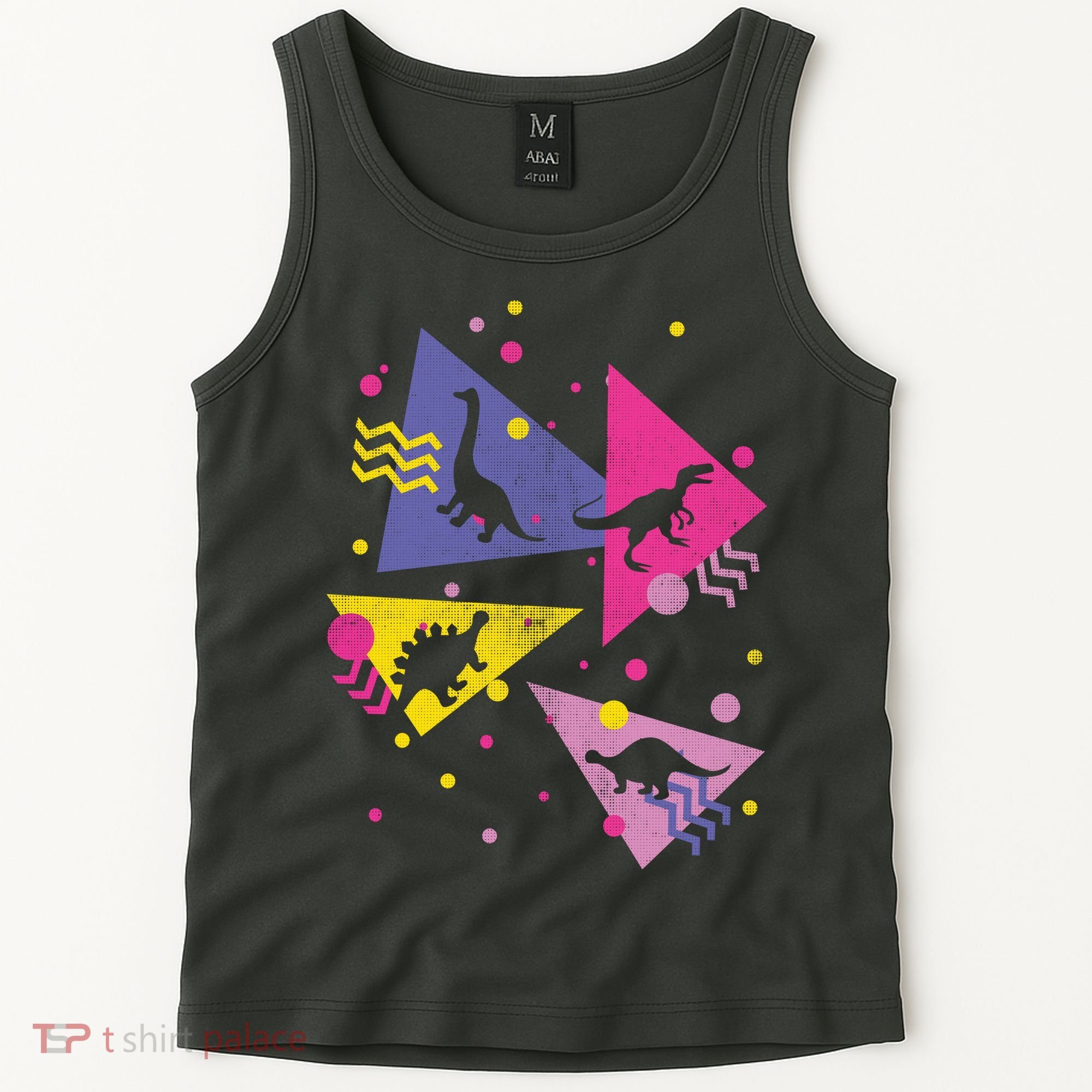 Retro 80's Dinosaurs Tank Top