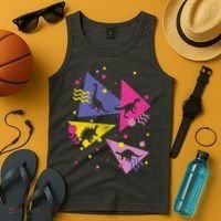 Retro 80's Dinosaurs Tank Top thumb 4