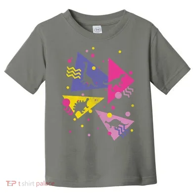 Retro 80's Dinosaurs Toddler T-Shirt