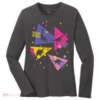 Retro 80's Dinosaurs Women's Long Sleeve Shirt thumb 0