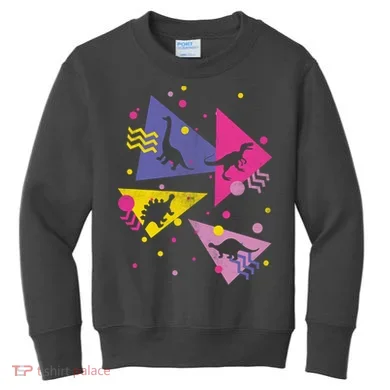 Retro 80's Dinosaurs Kids Sweatshirt