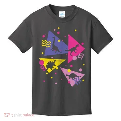 Retro 80's Dinosaurs Kids T-Shirt