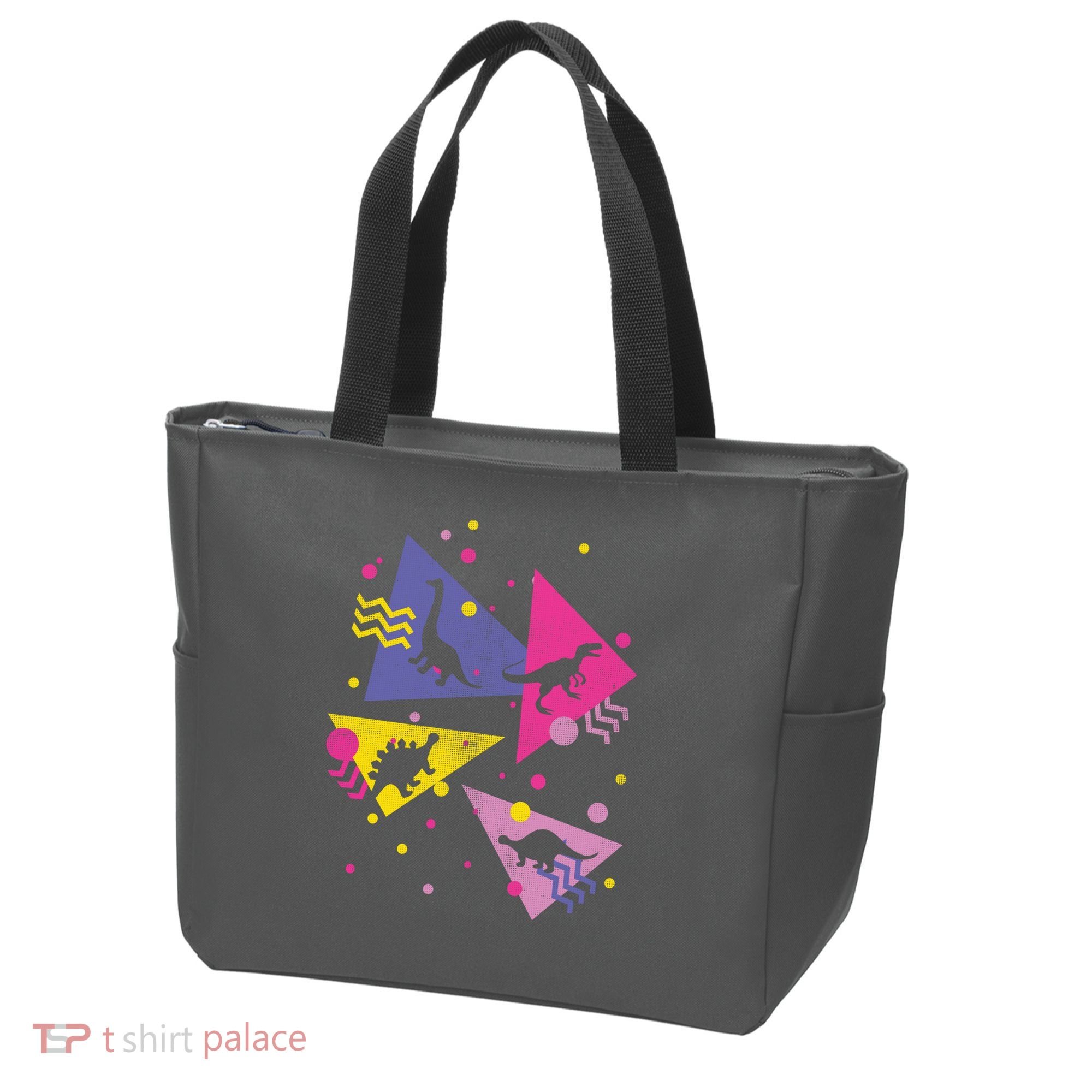 Retro 80's Dinosaurs Tote Bag