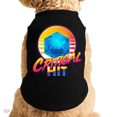 Retro 80's DnD Critical Hit Doggie Tank