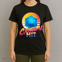 Retro 80's DnD Critical Hit T-Shirt thumb 4