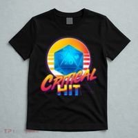 Retro 80's DnD Critical Hit T-Shirt thumb 5
