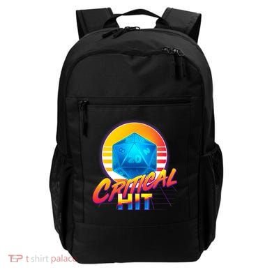 Retro 80's DnD Critical Hit Backpack
