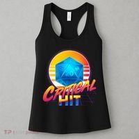 Retro 80's DnD Critical Hit Women's Tank Top thumb 3