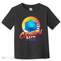 Retro 80's DnD Critical Hit Toddler T-Shirt thumb 0