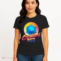 Retro 80's DnD Critical Hit Women's T-Shirt thumb 4