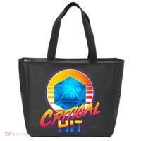 Retro 80's DnD Critical Hit Tote Bag thumb 0