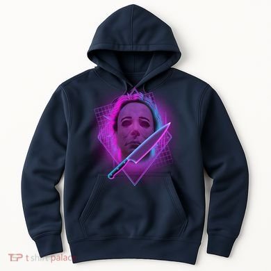 Retro 80's Eighties Myers With Knife Hoodie