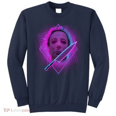Retro 80's Eighties Myers With Knife Sweatshirt