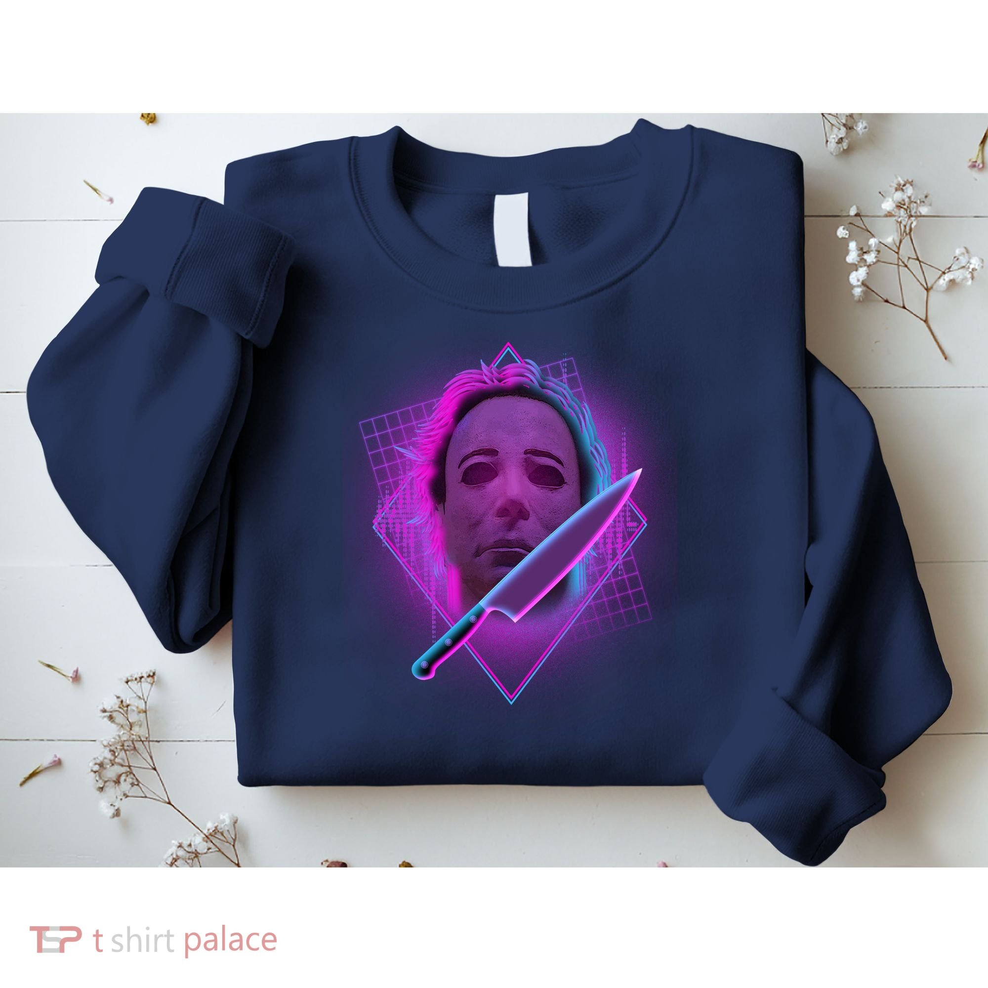 Retro 80's Eighties Myers With Knife Sweatshirt