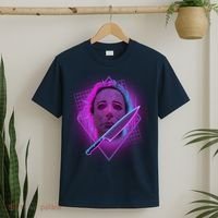 Retro 80's Eighties Myers With Knife T-Shirt thumb 2