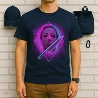 Retro 80's Eighties Myers With Knife T-Shirt thumb 6