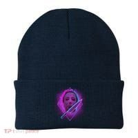 Retro 80's Eighties Myers With Knife Beanie thumb 0