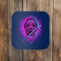 Retro 80's Eighties Myers With Knife Coaster thumb 0