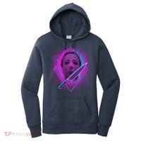 Retro 80's Eighties Myers With Knife Women's Hoodie thumb 0