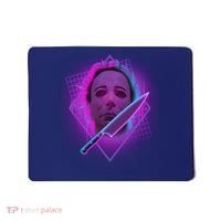 Retro 80's Eighties Myers With Knife Mousepad thumb 0