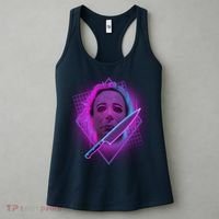 Retro 80's Eighties Myers With Knife Women's Tank Top thumb 3