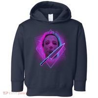 Retro 80's Eighties Myers With Knife Toddler Hoodie thumb 0