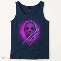 Retro 80's Eighties Myers With Knife Tank Top thumb 2