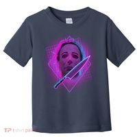 Retro 80's Eighties Myers With Knife Toddler T-Shirt thumb 0