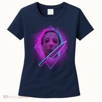 Retro 80's Eighties Myers With Knife Women's T-Shirt thumb 0