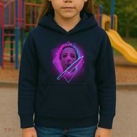 Retro 80's Eighties Myers With Knife Kids Hoodie thumb 3