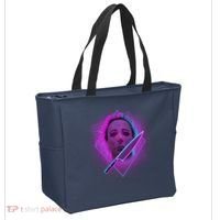 Retro 80's Eighties Myers With Knife Tote Bag thumb 2