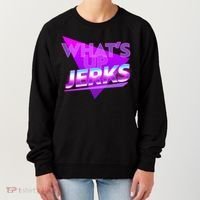 Retro 80's Eighties What's Up Jerks Women's Sweatshirt thumb 0