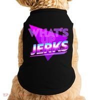 Retro 80's Eighties What's Up Jerks Doggie Tank thumb 0