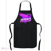 Retro 80's Eighties What's Up Jerks Apron thumb 0